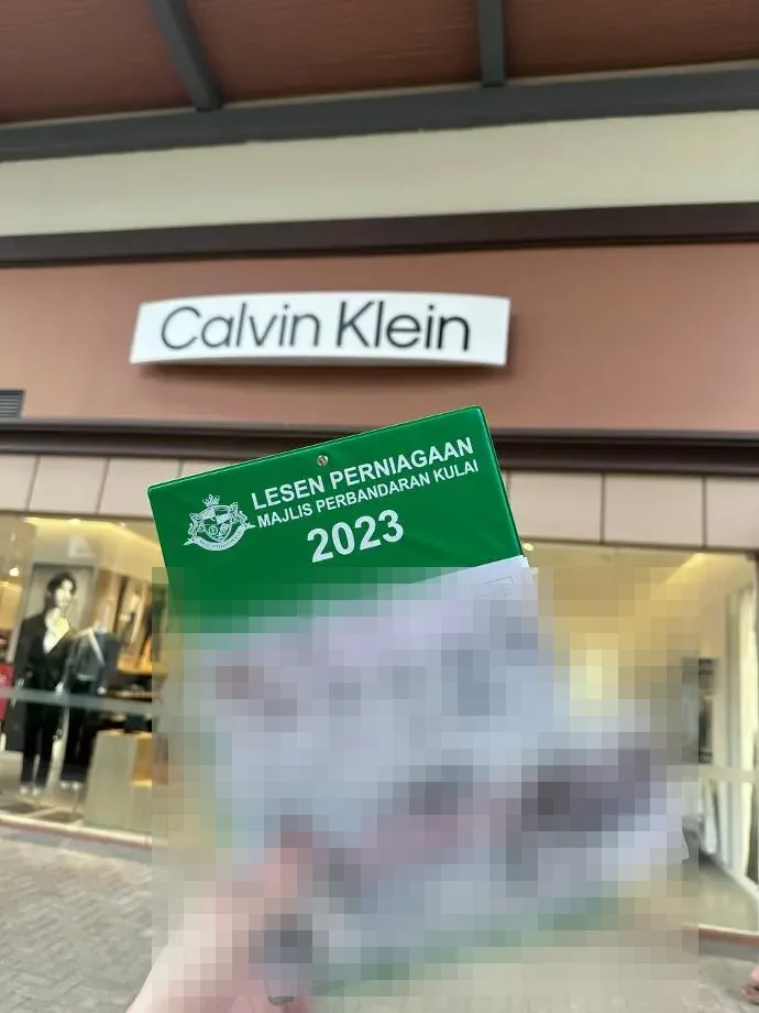 Calvin Klein – MP Kulai Business License case by Conzlab