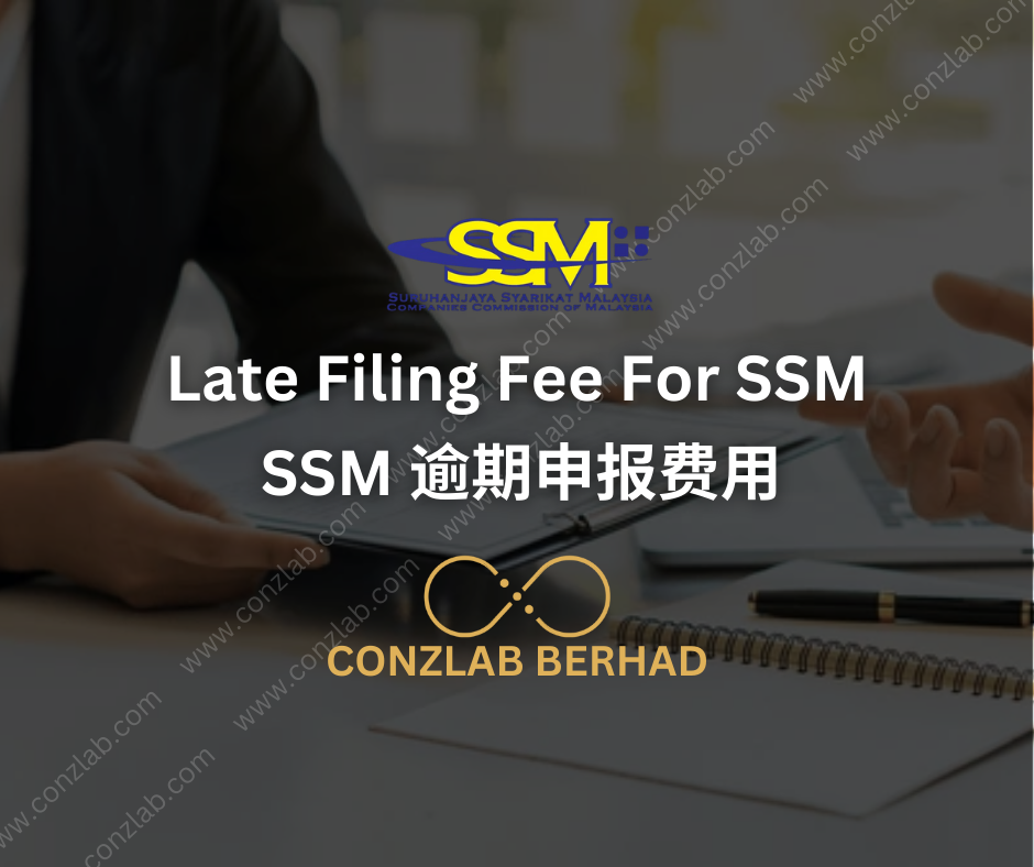 LATE FILING FEES FOR SSM