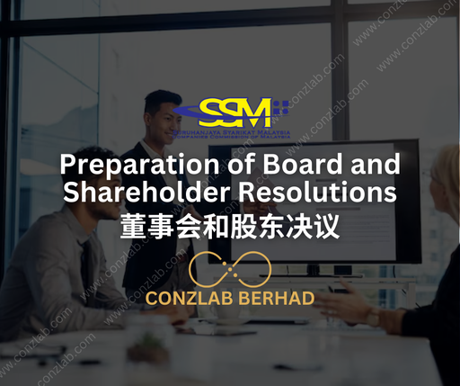 Preparation of Board and Shareholder Resolution